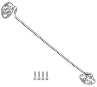 Litensh Lot de 2 loquets à crochet et œillet pour porte de grange, porte de porte, porte de porte, porte de porte, porte de fenêtre, chambre à coucher, salle de bain (30,5 cm - 1 pièce)