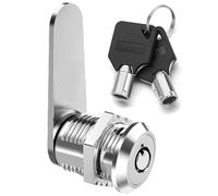 Litensh Serrure à came tubulaire filetée avec clés différentes, serrure de rangement pour boîte aux lettres, boîte à outils, serrure d'armoire, serrure de boîte aux lettres, serrure de porte, tiroir,