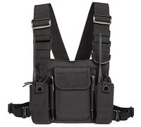 Litensh Talkie Walkie Épaule Poitrine Poche Harnais Porte Radio Holster Sacs Pack Sac de Radio À Dos Holster Étui De Transport Titulaire Rescue Essentials Gilet