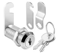 Litensh Verrou de boîte aux lettres de avec clé identique, serrure à came de tiroir d'armoire, serrure de commode, serrure de porte de placard, serrure de casier de meubles 35mm