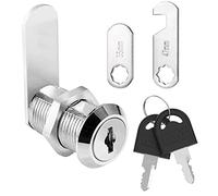Litensh verrou de sécurité pour barillet boîte aux lettres, serrure à came pour tiroir d'armoire, boîte à outils, verrous porte de placard avec clés, serrure casier meuble caisse 20mm