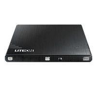 LiteOn eBAU108 - Lecteur de disque - DVD±RW (±R DL)/DVD-RAM - 8x/8x/5x - USB 2.0 - externe - noir