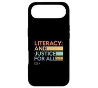 Literacy and Justice for All Teacher Librarian Graphic Coque pour iPhone Air