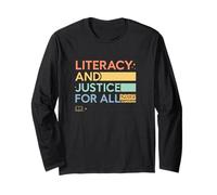 Literacy and Justice for All Teacher Librarian Graphic Manche Longue