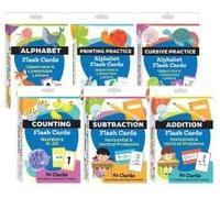 Literacy And Math Flash Cards 6-Deck Set