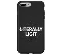 Literally Ligit Assortiment d'humour Sarcastique Cool Glitch EDM Coque pour iPhone 7 Plus/8 Plus