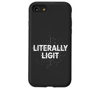 Literally Ligit Assortiment d'humour Sarcastique Cool Glitch EDM Coque pour iPhone SE (2020) / 7/8
