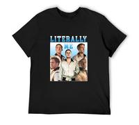 Literally Me Ryan Gosling Drive Unisex 100% Cotton Short-Sleeve T-Shirts Black XL