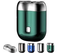 Literalous Shavers, 2025 New Upgrade Pocket Shaver USB Mini Shavers, USB Charging, Wet and Dry for Home Use, Business Trips (Green)