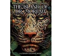 Literary Coloring Book Inspired By H.G. Wells's Novel The Island Of Dr. Moreau