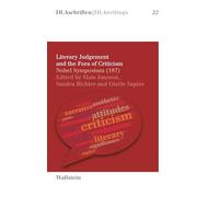 Literary Judgement and the Fora of Criticism