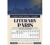 Literary Paris: Relaxing Large Print Word Search Puzzles for Adults & Seniors