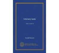 Literary taste: How to form it