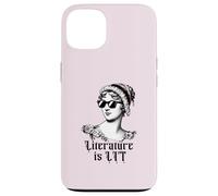 Literature is LIT Fun Jane Austen Lunettes de Soleil Meme Coque pour iPhone 13