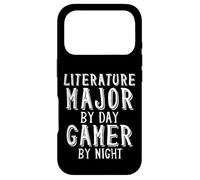 Literature Major by Day Gamer by Night English Classic Lit Coque pour iPhone 17 Pro