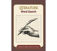 Literature Word Search Puzzle Book: Word Searches with Easy to Read Print about Literature, Authors, Poetry and More | 6 x 9 inches, 110 pages | 50+ ... Gift for Vacations, Holidays and Free Times