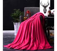 Literie Couverture Polaire,Chaude Confortable Couverture,Facile à Entretenir Flanelle Plaid Polaire,Plaids pour Bed and Couch Voyage