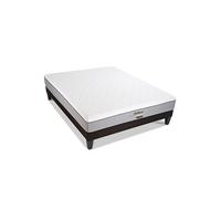 LITERIE - Ensemble AMBOISE 140x200 cm - Matelas Mémoire de forme + Sommier Bois