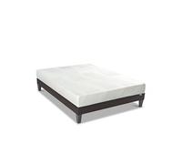 LITERIE - Ensemble PARIS 90x200 cm - Matelas Mémoire de forme + Sommier Bois