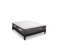 LITERIE - Ensemble PRIVILEGE 200x220 cm - Matelas Ressorts ensachés + Sommier Bois