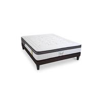 LITERIE - Ensemble TIVOLI 160x200 cm - Matelas Mémoire de forme + Sommier Bois