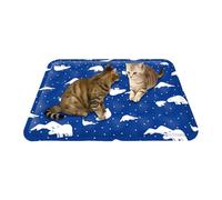 Literie fraîche pour animaux, coussin de refroidissement portable, couverture de glace pliable, tapis de régulation thermique, couche douce et confortable, soulage la chaleur en , intérieur ou