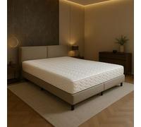 Literie Julien Matelas 120x190 x 19 cm Ferme - Spécial Sommier Electrique - 5 Zones de Confort - Noyau Aertech+ 35 Kg/m3 HR Dernière Génération - Très Respirant