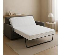 Matelas Ferme Pour tous BZ 140x190 x 15 cm avec Mémoire de Forme sur Face Hiver - Découpe Assise 60 cm - 5 zones de Confort - Face été et Noyau Poli