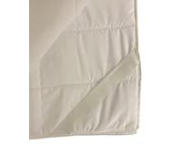 Surmatelas Couette Hyper Moelleux et Confort 140x190 x 1 cm + Alese Tissu polyester + ouate - certifie oekotek 100 et Certipur - elastique aux 4