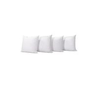 BELLECOUR LITERIE - Lot de 4 oreillers 60x60 cm CHAMBORD - Duvet & Plumes Blanc