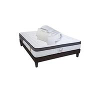 LITERIE - Pack anti punaise TIVOLI 180x200 cm - Matelas + Sommier + Accessoires