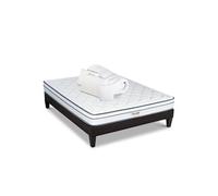 BELLECOUR LITERIE - Pack Prêt à dormir BARTOLDI 180x200 cm - Matelas Ressorts ensachés + Sommier + Accessoires G