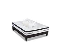 BELLECOUR LITERIE - Pack Prêt à dormir BELLEVUE 160x200 cm - Matelas Ressorts ensachés + Sommier + Accessoires G
