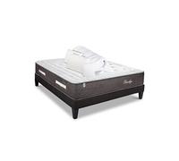 LITERIE - Pack Prêt à dormir PRIVILEGE 180x200 cm - Matelas Ressorts ensachés + Sommier + Accessoires