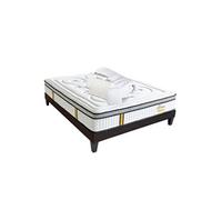 BELLECOUR LITERIE - Pack Prêt à dormir REINA 2.0 90x190 cm - Matelas Ressorts ensachés + Sommier + Accessoires G