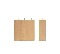LITERIE - Pied(s) de lit carré(s) en bois Hauteur 15 cm (vendu à l'unité)