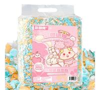 Literie pour animaux de compagnie - Rembourrage à base de papier réduit la poussière - Absorbe les odeurs - Confort sec - Environnement de cage sûr - Lit doux naturel pour hamsters nains syriens