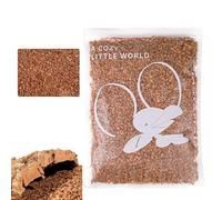 Literie pour animaux de compagnie - Substrat hautement absorbant, naturel, petit, doux et sans poussière, accessoires pour cage à rongeurs pour contrôler les odeurs, litière confortable en granulés de