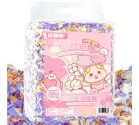 Literie pour gerbilles, literie en papier pour petits animaux - Fluff de literie de hérisson naturel | Literie propre et confortable, literie pour petits animaux, literie chinchilla pour gerbilles sou