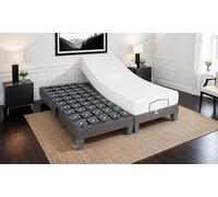 Literie relaxation Satellite à plots indépendants : 1 / Ensemble solo Literie relaxation + matelas / 80 x 200 cm