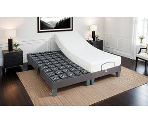 Literie relaxation Satellite à plots indépendants. Bellecour : 1 / Sommier Relaxation / 90 x 200 cm