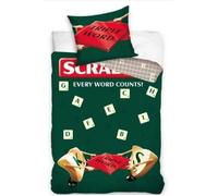Literie - Scrabble - Parure de lit enfants - 100% coton - 140x200 cm - 70x90 cm