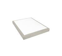 LITERIE - Sommier tapissier SISAL 160x200 cm - Epaisseur 18 cm - Beige (pieds non inclus)