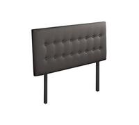 BELLECOUR LITERIE - Tête de lit capitonnée MARGOT 160x60 cm - Coloris Gris anthracite Gris