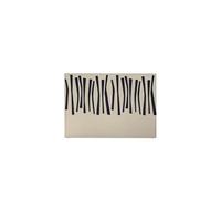 BELLECOUR LITERIE - Tête de lit déhoussable PALISSADE 140x110 cm - Coloris Noir Noir