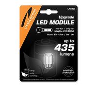 LiteXpress Module de mise à niveau LED LXB435 avec 435 lumens pour lampes de poche Maglite Krypton/Xenon avec 2 piles de la série S2D015/016, S2C015/016. Ne pas utiliser pour Maglite avec 3 piles ou