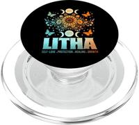 Litha Protection Guérison Croissance Wicca Wiccan Païen Paganisme PopSockets PopGrip pour MagSafe