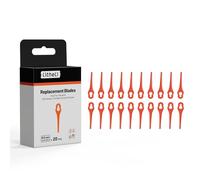 Litheli 20 Pcs Lames en Plastique de Rechange, Pour Litheli 25cm Coupe Bordure, pour Jardin et Pelouse