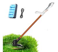 Litheli Coupe Bordure a Batterie, avec Moteur Puissant, Largeur de Coupe de 25 cm, Batteries Rechargeables, adapté pour Les pelouses de Jardin et la Coupe extérieure, Coupe Bordure