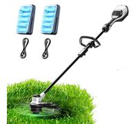 Litheli Coupe-Bordures à Batterie, Moteur sans balais, Largeur de Coupe 35 cm, Changement de Fil Rapide, 2 Batteries de 10,000 mAh, idéal pour pelouses et Coupe extérieure, Coupe Bordure